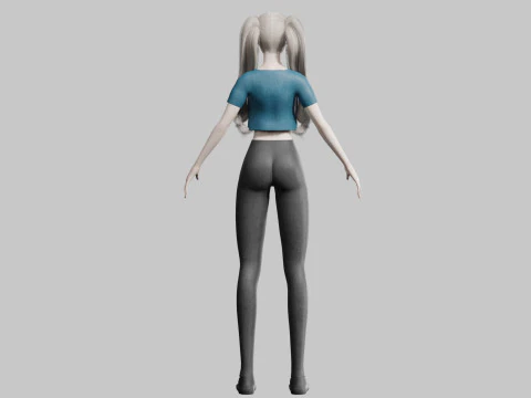 Standard Basic Woman V30946 3D Model