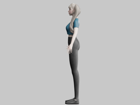 Standard Basic Woman V30946 Modèle 3D
