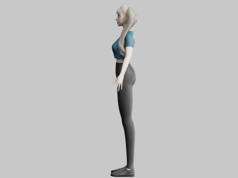 Standard Basic Woman V30946 3D Model
