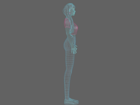 Standard Basic Woman V30946 Modèle 3D