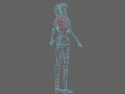 Standard Basic Woman V30946 Modèle 3D