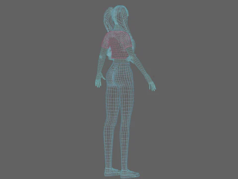Standard Basic Woman V30946 3D Model