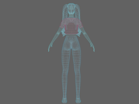 Standard Basic Woman V30946 Modèle 3D