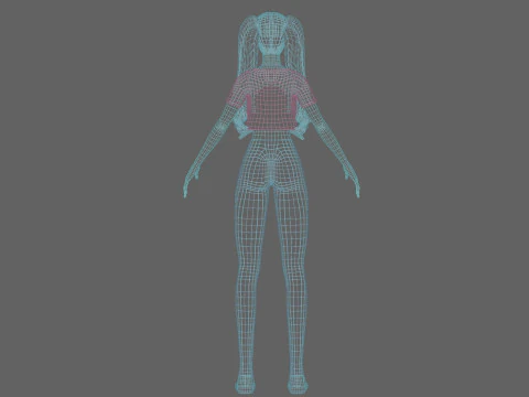 Standard Basic Woman V30946 3D Model