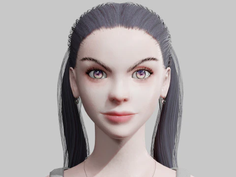 Mulher bonita padr&atilde;o V24091 Modelo 3D