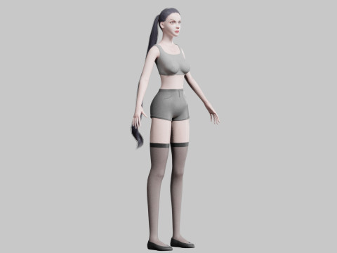 Standard Pretty woman V24091 Modello 3D