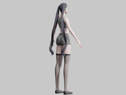 Mulher bonita padr&atilde;o V24091 Modelo 3D