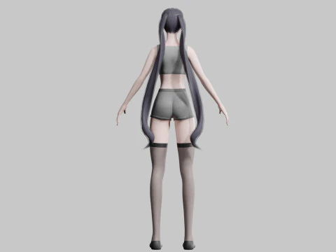 Mulher bonita padr&atilde;o V24091 Modelo 3D