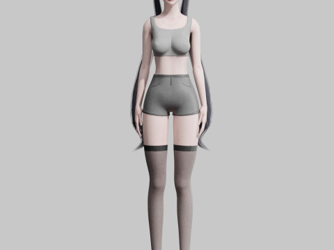 Standard Pretty woman V24091 Modello 3D