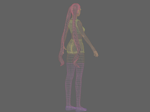 Standard Pretty woman V24091 Modello 3D