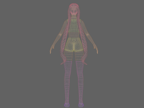Standard Pretty woman V24091 Modello 3D