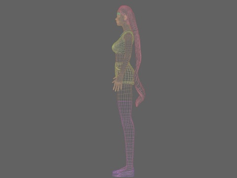 Standard Pretty woman V24091 Modello 3D