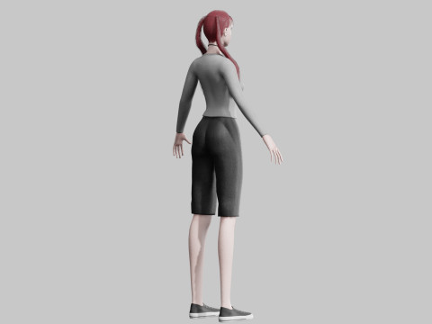 Stylized Pretty Woman V26489 3Dモデル