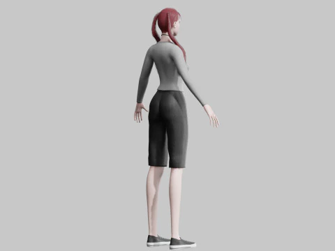Stylized Pretty Woman V26489 3D Model