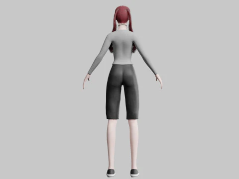 Stylized Pretty Woman V26489 3D Model