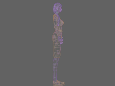 Stylized Pretty Woman V26489 3Dモデル