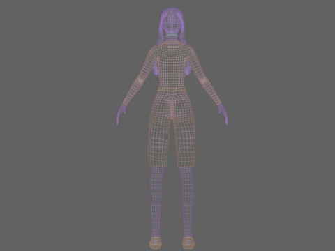 Stylized Pretty Woman V26489 3Dモデル