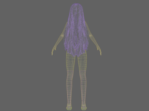 Teen Pretty Woman V36341 3D Model