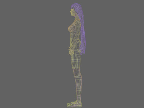 Teen Pretty Woman V36341 3D Model
