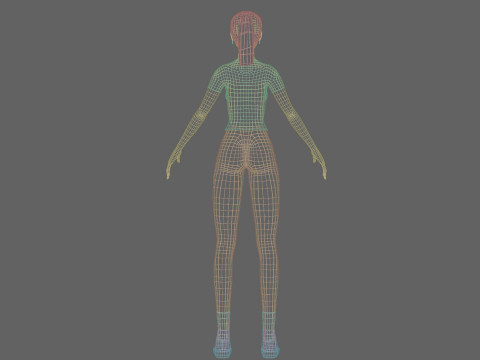 Young cute Woman V26020 3D Model