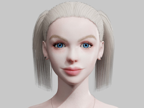 Young Pretty Woman V22463 3D Model