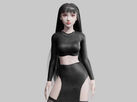 Basic classic woman V33083 3Dモデル