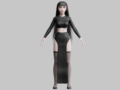 Basic classic woman V33083 3Dモデル