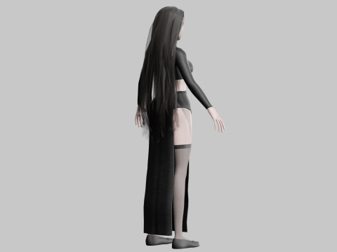 Basic classic woman V33083 3Dモデル