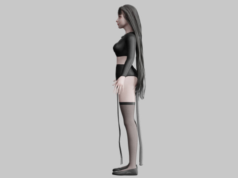 Basic classic woman V33083 3Dモデル