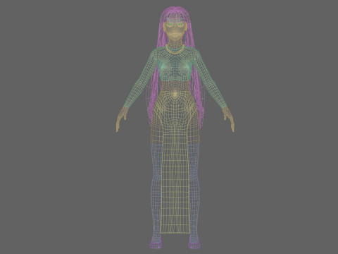 Basic classic woman V33083 3Dモデル