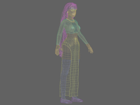 Basic classic woman V33083 3Dモデル