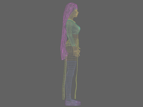 Basic classic woman V33083 3Dモデル
