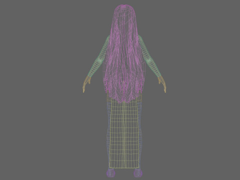 Basic classic woman V33083 3Dモデル