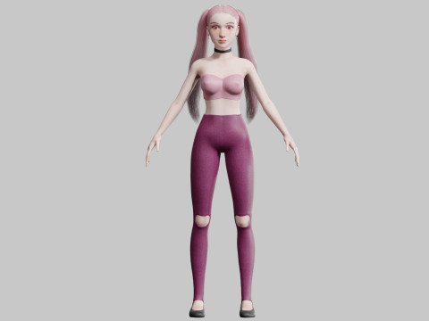 Basic cool woman V20927 Modello 3D