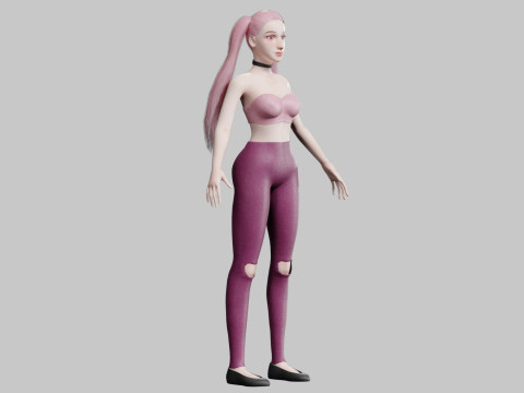 Basic cool woman V20927 Modello 3D