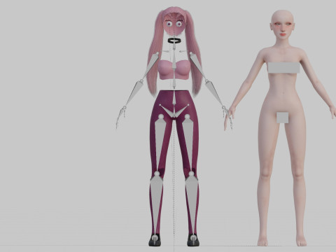 Basic cool woman V20927 Modello 3D