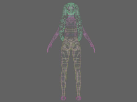 Basic cool woman V20927 Modello 3D