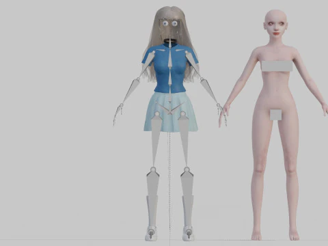 Basic Pretty Woman V34936 3D Model