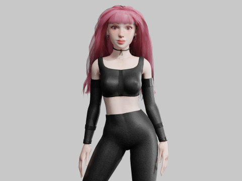 Basic Standard woman V36283 3D Model