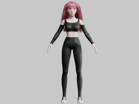 Basic Standard woman V36283 Modello 3D