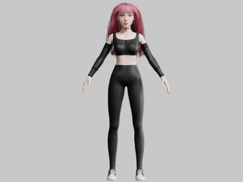Basic Standard woman V36283 3D Model