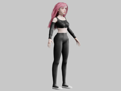 Basic Standard woman V36283 3D Model