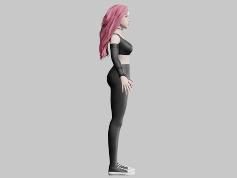 Basic Standard woman V36283 Modello 3D