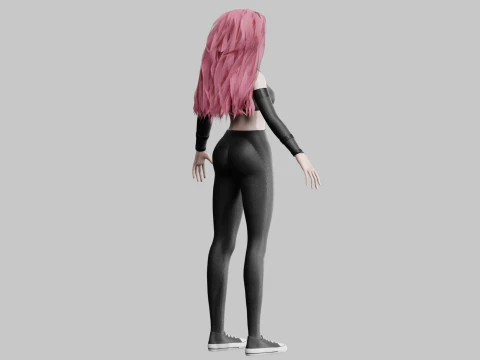 Basic Standard woman V36283 3D Model