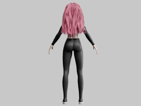 Basic Standard woman V36283 3D Model
