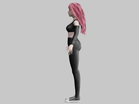 Basic Standard woman V36283 3D Model