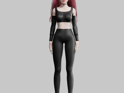 Basic Standard woman V36283 3D Model