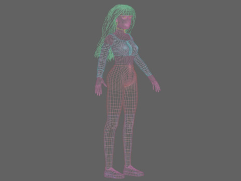 Basic Standard woman V36283 Modello 3D