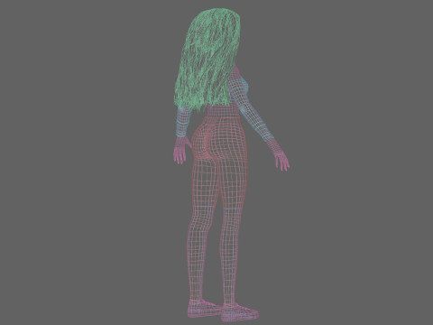 Basic Standard woman V36283 Modello 3D
