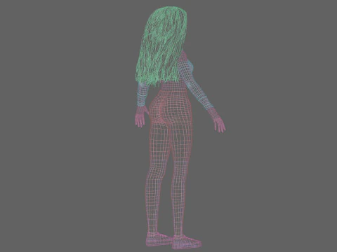 Basic Standard woman V36283 3D Model
